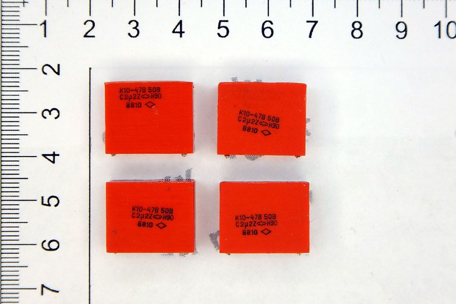 Конденсаторы К10-47 группы Н90 25В; 50В 1М0; 1М5; 2М2 … 6М8